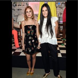 Alice + Olivia floral embroidered dress
